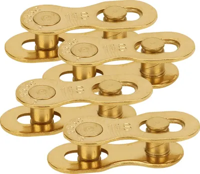 Obrázek produktu pro 4 páry prémiových ocelových řetězových článků pro horská a silniční kola (SILVER) (GOLD)