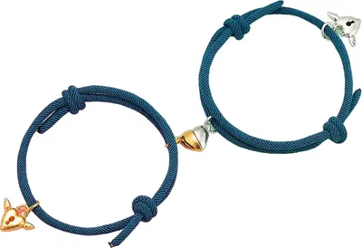 Image de Bracelets Heart Magnet - Bleu pour Tous KP28132