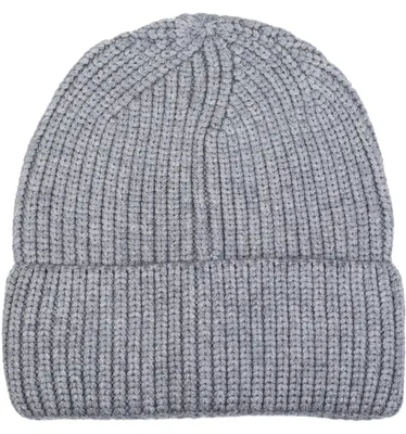 Produktbild von styleBREAKER Damen Beanie Mütze Feinstrick mit breiter Krempe | Elegante Wintermütze Rippstrick | Weicher Wollmix für Herbst & Winter | Warme Strickmütze One Size