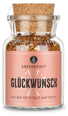 Produktbild von Glückwunsch, 100g im Korkenglas
