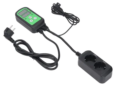 Zdjęcie produktu dla regulator wilgotności 1500 W Cyfrowy regulator wilgotności z podwójnym wyświetlaczem LED Osuszacz powietrza do szklarni