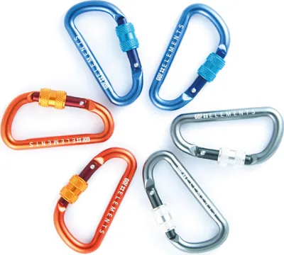 Produktbild von Karabiner Micro 6 MULTI 6er Pack - Schlüsselanhänger & Karabinerhaken klein