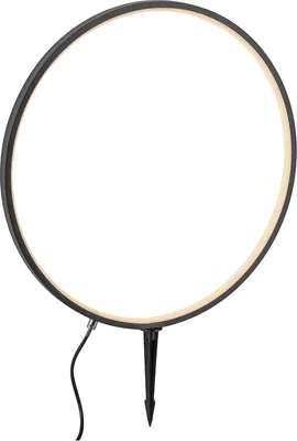 Produktbild von Selltec LED Außenleuchte Erdspießlampe Timerfunktion (6h ON/18h OFF) IP65 Spritzwasserschutz schwarz Garten
