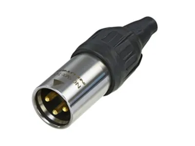 Produktbild von Neutrik NC3MX-TOP, XLR, Schwarz, Männlich, Gerade, Polyamid, Gummi, Edelstahl, Nickel