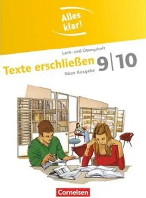 Produktbild von Alles klar! Deutsch 9./10. Schuljahr. Texte erschließen