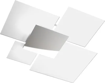 Obrázek produktu pro Moderní stropní svítidlo 1088/90-BI bílé sklo 4xE27