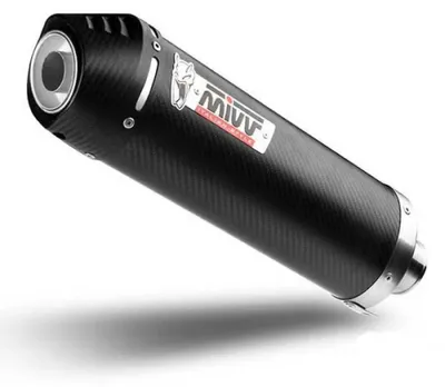 Immagine prodotto di Marmitta Slip-on MIVV Oval omologata in carbonio per KAWASAKI versys 1000 2019-2024