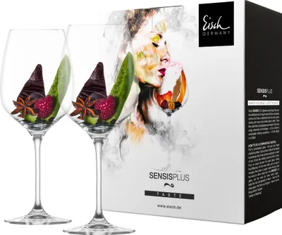 Zdjęcie produktu dla EISCH 6 Rotweingläser 500/2 im 4 farbigen Geschenkkarton SUPERIOR SENSISPLUS 25005020