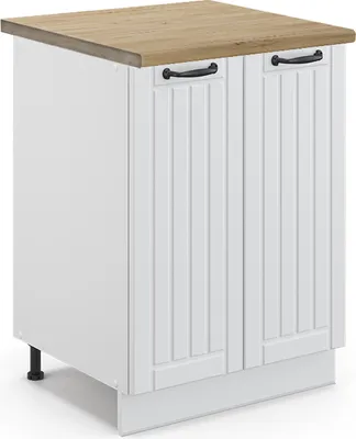 Obrázek produktu pro Spodní skříňka kuchyňské linky Vicco Fame-Line Bílý venkovský dům 60 cm , PD Dub, Model 46348