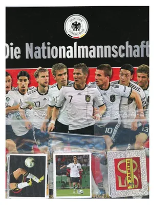 Produktbild von Die Nationalmannschaft - Die Deutschen Stars auf dem Weg zur EM 2012 -Sammelsticker - Kompletsatz + Album