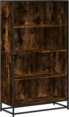 Zdjęcie produktu dla vidaXL Regał z wędzonego dębu 80,5x35x139 cm Materiał drewnopochodny