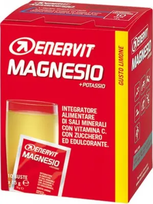 Immagine prodotto di Enervit Magnesium Sport, limone, 10 x 15 g