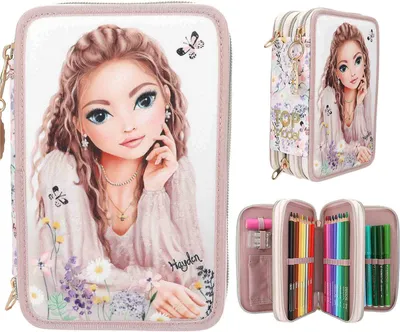 Produktbild von Depesche TOPModel Federmäppchen 3-Fächer multicolor - Schulbedarf