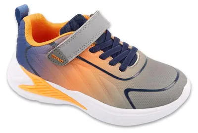 Produktbild von Sneaker BEFADO SIGMA 516X458 516Y458 orange-grau, Klettverschluss, ultraleicht