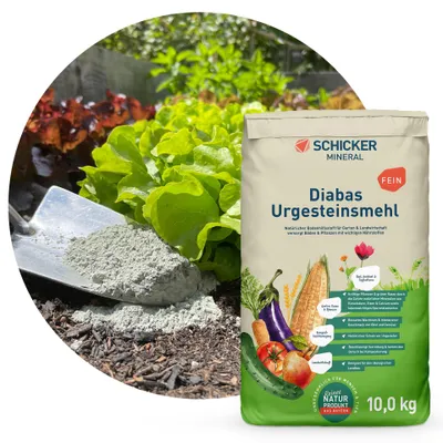 Produktbild von Schicker Mineral-Diabas Urgesteinsmehl fein 10 kg