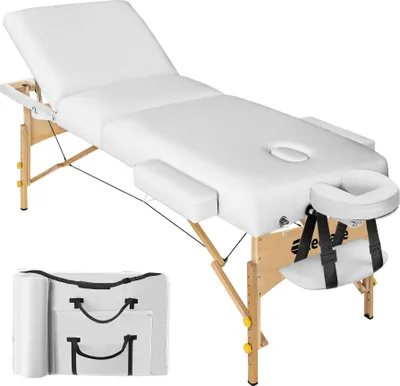 Produktbild von tectake® 3 Zonen Massageliege Somwang Breite 70 cm, Polsterung 7,5 cm 218 x 102 x 90 cm