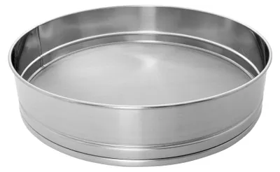 Produktbild von Mehl- und Zuckersieb aus Edelstahl, 0,60mm, Ø: 400mm