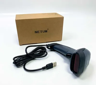 Immagine prodotto di Scanner portatile Netum con cavo Scanner di codici a barre laser a 32 bit Decoder 1D con cavo USB NT-M1