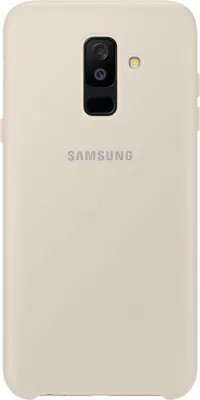 Obrázek produktu pro Samsung Dual Layer Cover EF-PA605CFEGWW pro Galaxy A6 Plus A605 2018 Pouzdro kryt Gold Case