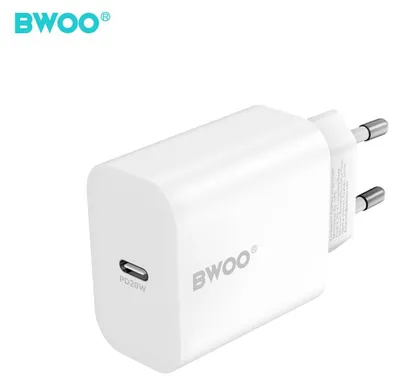 Produktbild von BWOO Wandladegerät CDA233 PD 20W 1x USB-C weiß