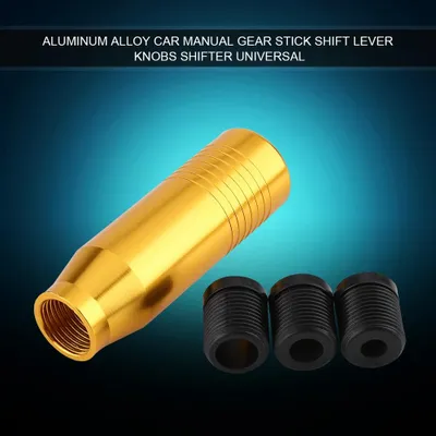 Obrázek produktu pro Hliníková slitina automobilu Ruční řadicí páka Páka Shifter Universal Gold