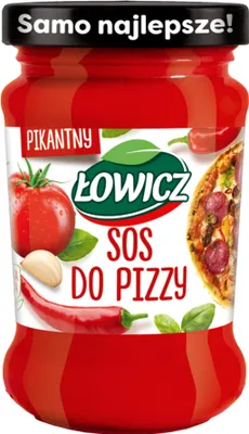 Zdjęcie produktu dla Łowicz sos do pizzy pikantny 180g
