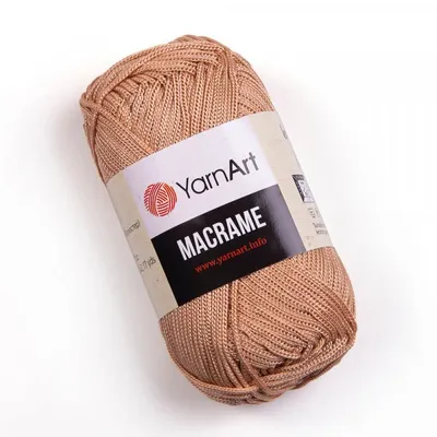 Obrázek produktu pro YarnArt Macrame příze 90 g / 90 m - barva 131 béžová - makramé příze