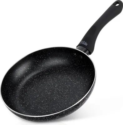 Zdjęcie produktu dla Patelnia granitowa o średnicy 20 cm z powłoką zapobiegającą przywieraniu, nadająca się do mycia w zmywarce