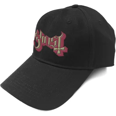 Produktbild von Ghost - rotes Logo Herren Baseball Cap - Schwarz