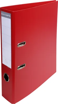Produktbild von Exacompta 10x Ordner Prem'Touch PVC, Rücken 70mm, 32x29cm A4 Maxi, Rot, 53745E