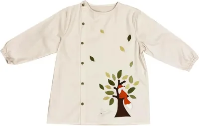 Immagine prodotto di Grazioso grembiule per bambini con simpatico motivo a volpe, grembiule da hobby