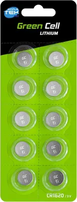 Immagine prodotto di 10 X Batteria Cr1620 3v Pila A Bottone Ecr1620 Dl1620 Orologio Telecomando
