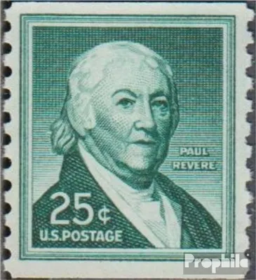 Produktbild von Briefmarken USA 1954 Mi 670C yb z Trockengummierung postfrisch Bedeutende Amerikaner, Bauwerke