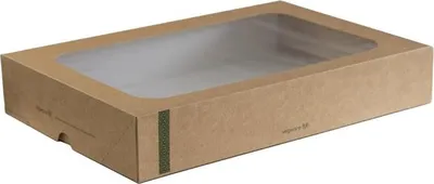 Produktbild von Vegware Kompostierbare Sandwichboxen Mit Deckel Groß (25 Stück)