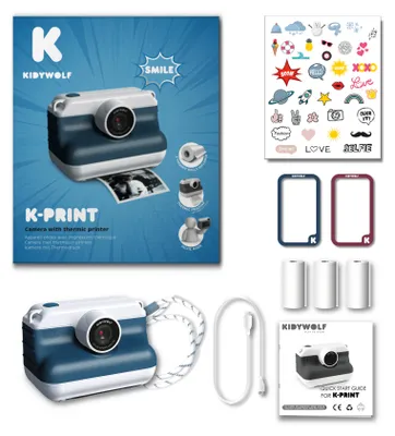 Obrázek produktu pro Kidywolf Sofortbildkamera mit Selfiefunktion blau