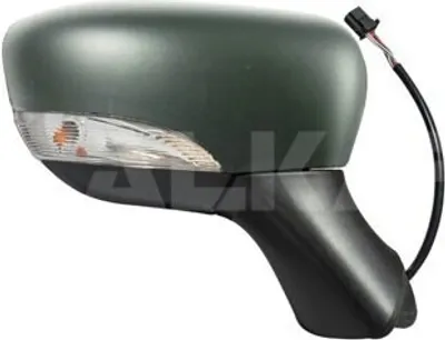 Produktbild von ALKAR 6144178 Außenspiegel Seitenspiegel Rechts für RENAULT Clio IV Schrägheck (BH) Beheizt Konvex Grundiert Elektrisch