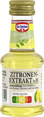 Immagine prodotto di Estratto di limone naturale Oetker 0,035 litri