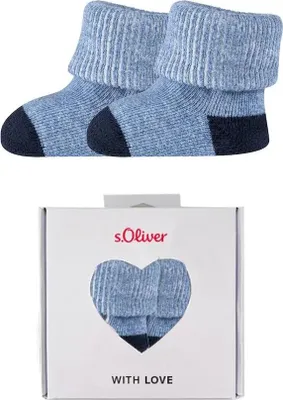 Image de Chaussettes originales pour bébé Camano, boîte bleue