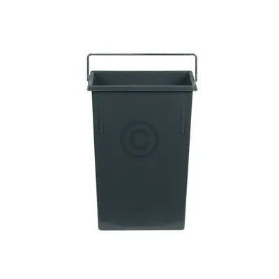 Image de Hailo Seau intérieur 1082479 gris foncé 7 L 226 x 115 x 340 mm avec anse