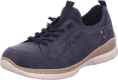 Zdjęcie produktu dla Wygodne sznurowane buty damskie w kolorze niebieskim
