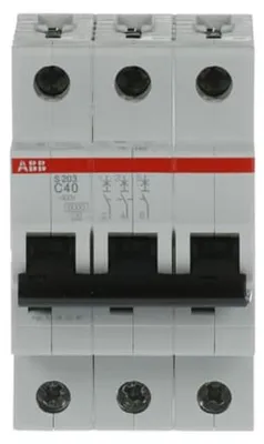 Produktbild von 2CDS253001R0404, Miniatur-Leistungsschalter, Typ C, 20000 A, IP40, 230 - 400 V