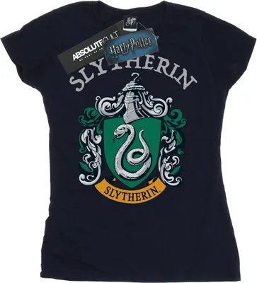 Produktbild von Harry Potter - "Slytherin" T-Shirt für Damen BI23277 (L) (Marineblau)