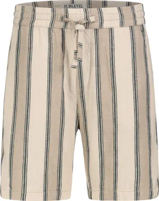 Produktbild von Sublevel Legere Kurze Leinen Hose Streifen Design Größe: XXL