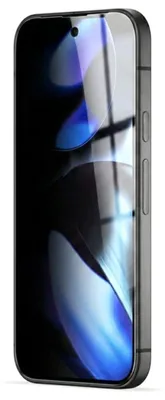 Image de 3mk, lot de 2 protections en verre trempé pour Google Pixel 9 Pro, effet anti-regard, transparentes et noires