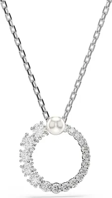 Produktbild von Swarovski Halskette Damen Matrix Anhänger Crystal Pearl Weiß 5688751