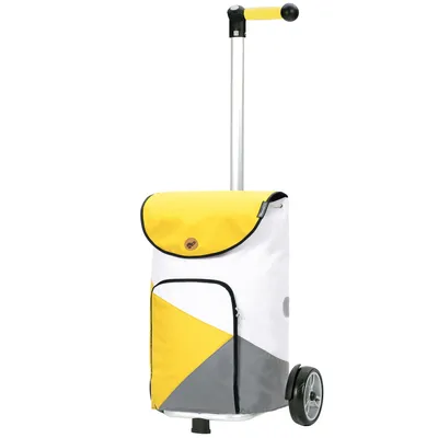 Image de Andersen SHOPPER MANUFAKTUR chariot de courses Unus Shopper Ester 47L Yellow jaune multicolore
