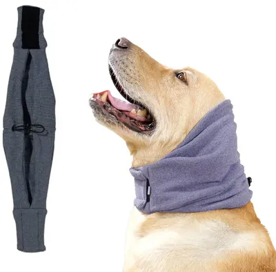 Produktbild von Gehörschutz für Hunde – Ohrenschützer für Hunde – Grau – Schützt bei Feuerwerk – Mittel – CHPN