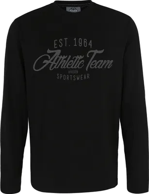 Produktbild von Schickes Longshirt Athletic (grau) AHORN SPORTSWEAR Schwarz 8XL