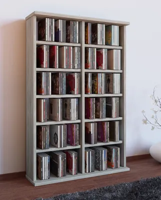 Produktbild von CD / DVD Möbel Ronul Schrank / Regal ohne Glastür in 7
