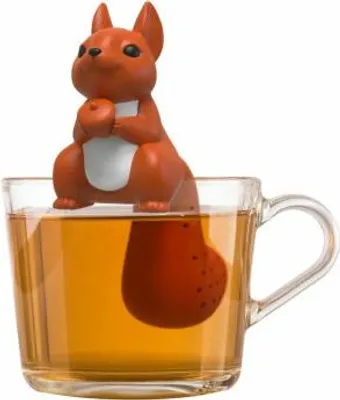 Produktbild von Cute Animal Tee-Sieb | Tee Ei, Tea Infuser, Teekugel Silikon Squirrel